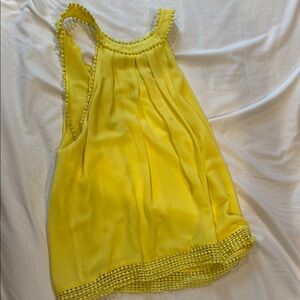 Yellow Sleeveless Top